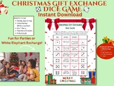 Christmas Gift Exchange/Swap Dice Game, White Elephant, Se