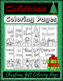 Christmas Gift / Present Coloring Pages