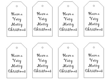 Christmas Gift Tags - Christmas Tags - Holiday Tags by DH Kids | TpT