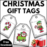 Christmas Gift Tags FREE Download