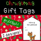 Christmas Gift Tags Freebie