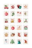 Christmas Gift Tags Printable, Christmas Sticker Bundle, D
