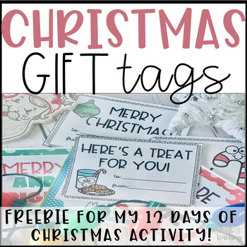 Preview of Christmas Gift Tags Printable Freebie