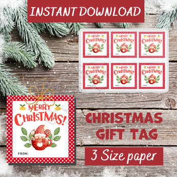 Preview of Christmas Gift Tags crafts classroom management activities 7th 8th 9th 10th 11th