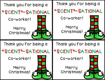 Christmas Gift Tags for Classroom Helpers and Colleagues by ...