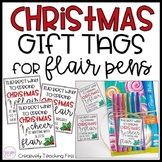 Christmas Gift Tags for Teachers - Flair Pens