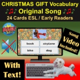 Christmas Gift Vocab Song | Boom Cards | Video | ESL | Wit