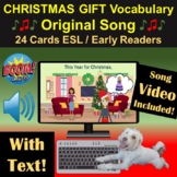 Christmas Gift Vocabulary | Song | Boom Cards | Video | ES