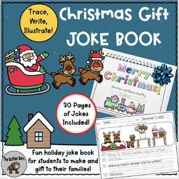 Preview of Christmas Gift for Parents from Students - Joke Book Writing Christmas Present!