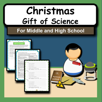 Preview of Christmas Gift of Science Activity and Project for Science Class