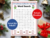 Christmas Gifts for Adults Word Search | Christmas Word Search