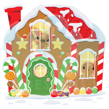 Christmas Gingerbread Clipart (Lime and Kiwi Designs) by Lime and Kiwi ...