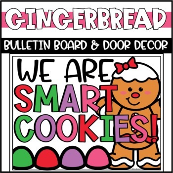Preview of Christmas Gingerbread Bulletin Board or Door Decoration