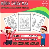 Christmas Gnome Coloring Pages - Cute Gnome Coloring Pages