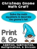 Christmas Gnome Math Craft