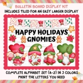 Christmas Gnomes Bulletin Board Kit, Happy Holidays Cookie