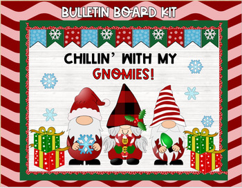 Preview of Christmas Gnomes, Holiday Gnomes, Christmas Bulletin Board, Winter, Gnomies