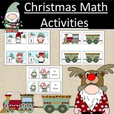 Christmas Gnomes Math Work Matching Cards Montessori Seasonal