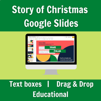 Preview of Christmas Google Slides Activity | Digital Christian Catholic | No Prep Advent