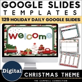 Christmas Google Slides Template Bundle | Editable | Holiday