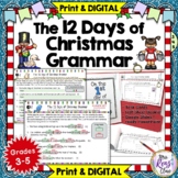 Christmas Grammar  12 Days of Christmas Literacy Center Fu
