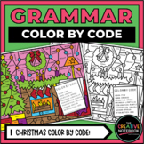 Christmas Grammar Practice, Christmas Color By Code, Parts