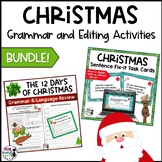 Christmas Grammar Review and Sentence Editing Activities