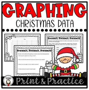 Preview of Christmas Graph Worksheets