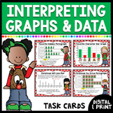 Christmas Graphing Task Cards | Bar Graphs, Pictographs, L