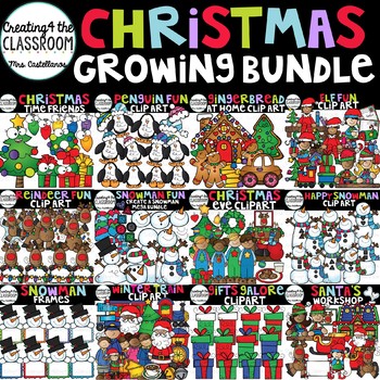 Preview of Christmas Clip Art Bundle {Christmas Clip Art}