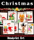 Christmas Handprint Art Christmas Activities Christmas Cra