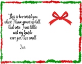 Christmas Handprint Poem