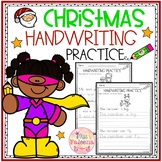 Christmas Handwriting Practice