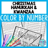 Christmas, Hanukkah & Kwanzaa Color by Number, Reading Pas