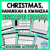 Christmas Hanukkah Kwanzaa Escape Room Stations - Reading 