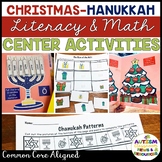 Christmas - Hanukkah Literacy and Math Centers: Elementary