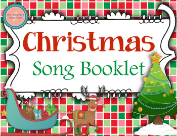 Preview of Christmas & Hanukkah Song Book {Editable} Caroling Book for Music Class