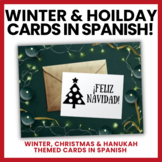 Christmas, Hanukkah & Winter Themed Cards Spanish | Navida