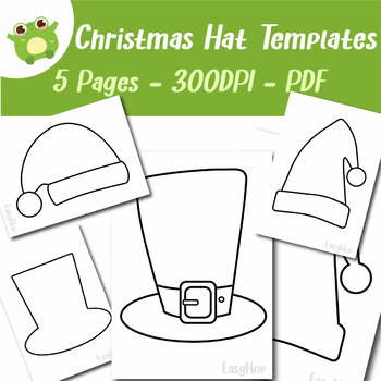 Christmas hat template