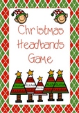 Christmas Headbands Freebie - Game Cards