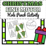 Christmas Hole Punch Activity - Fine and Gross Motor Activity