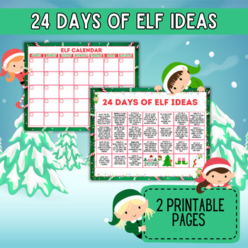 Christmas Holiday 24 Days of Elf/Gnome Ideas To Do Around Your Home or ...
