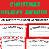 Christmas Award Certificates (Ugly Sweater, Gingerbread Ho