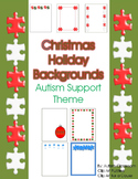 Christmas Holiday Backgrounds and Borders – Autism Support