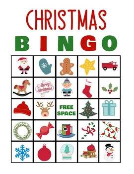 Christmas Holiday Bingo By Tchrtechcoach 