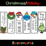 Christmas Holiday Bookmarks