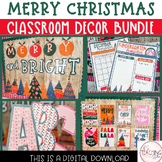 Christmas Holiday Classroom Decor Bundle, Bulletin Board K