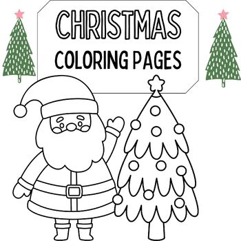 Christmas Holiday Coloring Pages: Christmas Coloring Pages | TPT