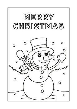 Christmas Holiday Colouring Booklet by YourFavTeacher | TPT