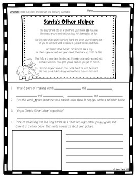 Christmas Holiday Compare and Contrast Passages, Math Facts, Writing ...